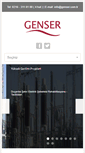 Mobile Screenshot of genser.com.tr